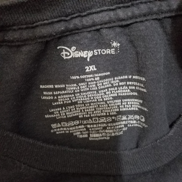 Disney Nightmare Before Christmas Jack Skellington 2XL Black Graphic Tee - Picture 2 of 5